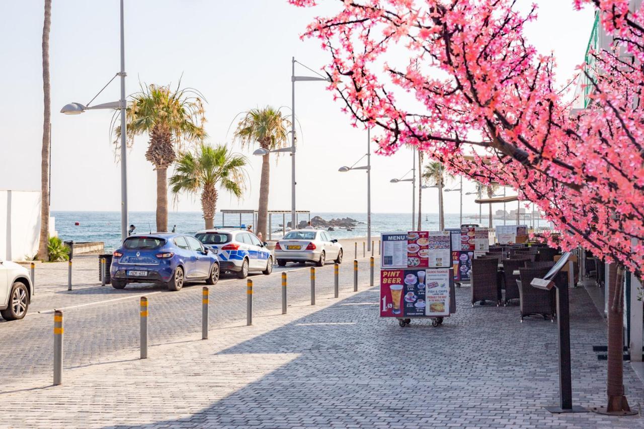 Light House - Seafront Cosy Studio With Library Paphos Exterior foto